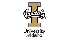 A logo of the university of idaho.